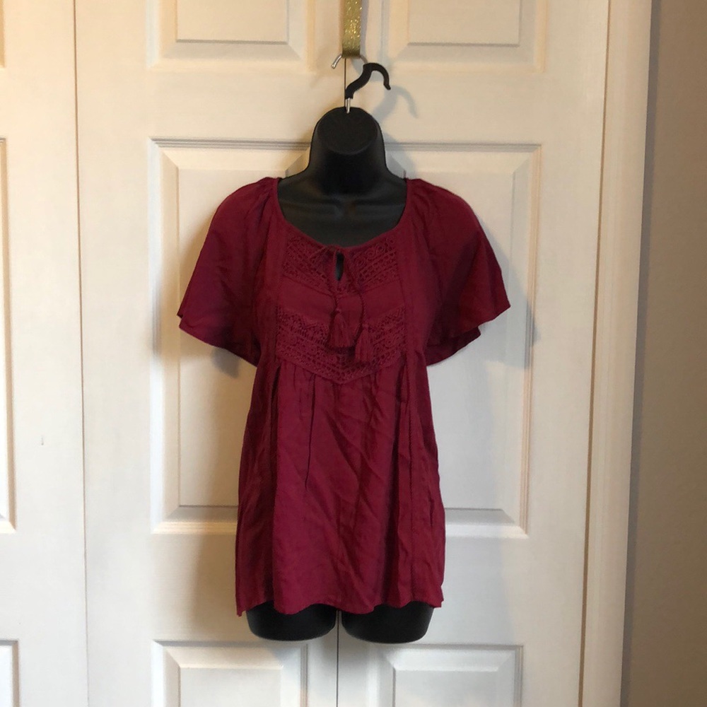 No Boundries maroon women’s XXL top